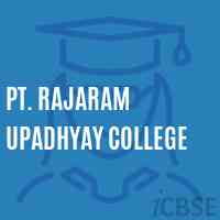 Pt. Rajaram Upadhyay College Logo