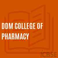 Ddm College of Pharmacy Logo