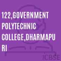 122,Government Polytechnic College,Dharmapuri Logo