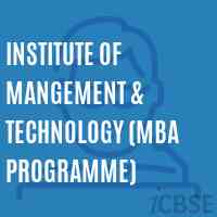 Institute of Mangement & Technology (Mba Programme) Logo
