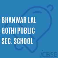 Bhanwar Lal Gothi Public Sec. School Logo