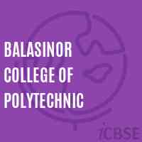 Balasinor College of Polytechnic Logo