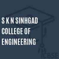 S K N Sinhgad College of Engineering Logo