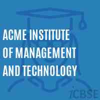 Acme Institute of Management and Technology Logo