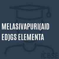 Melasivapuri(Aided)Gs Elementa Primary School Logo