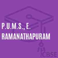 P.U.M.S., E. Ramanathapuram Middle School Logo