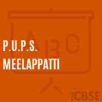 P.U.P.S. Meelappatti Primary School Logo