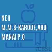 Neh M.M.S-Karode,Arumanai P.O Middle School Logo