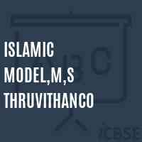 Islamic Model,M,S Thruvithanco Secondary School Logo