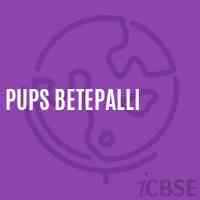 Pups Betepalli Primary School Logo