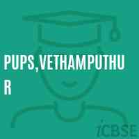 Pups,Vethamputhur Primary School Logo