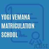 Yogi Vemana Matriculation School Logo