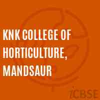 Knk College of Horticulture, Mandsaur Logo