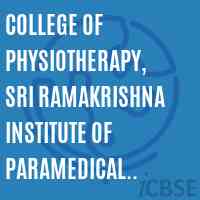 College of Physiotherapy, Sri Ramakrishna Institute of Paramedical Sciences, Coimbatore Logo
