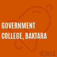 Government College, Baktara Logo