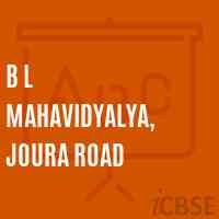 B L Mahavidyalya, Joura Road College Logo