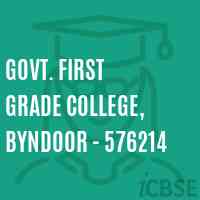 Govt. First Grade College, Byndoor - 576214 Logo