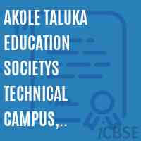 Akole Taluka Education Societys Technical Campus, Ahmednagar College Logo