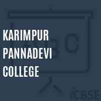 Karimpur Pannadevi College Logo