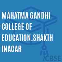 Mahatma Gandhi College Of Education,Shakthinagar Logo