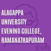 Alagappa University Evening College, Ramanathapuram Logo