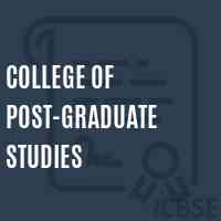 College of Post-Graduate Studies Logo