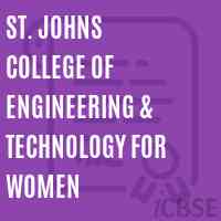 St. Johns College of Engineering & Technology for Women Logo
