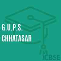 G.U.P.S. Chhatasar Middle School Logo
