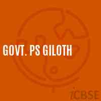 Govt. Ps Giloth Primary School Logo