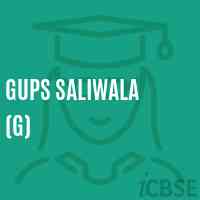 Gups Saliwala (G) Middle School Logo