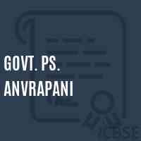 Govt. Ps. Anvrapani Primary School Logo