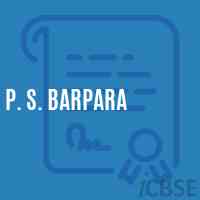P. S. Barpara Primary School Logo