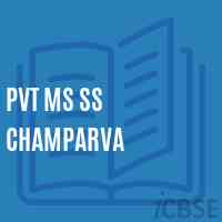 Pvt Ms Ss Champarva Middle School Logo