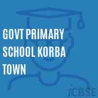 Govt Primary School Korba Town Logo