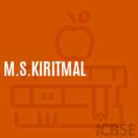 M.S.Kiritmal Secondary School Logo