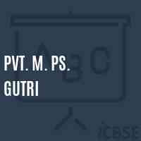 Pvt. M. Ps. Gutri Primary School Logo