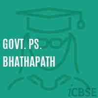 Govt. Ps. Bhathapath Primary School Logo