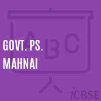 Govt. Ps. Mahnai Primary School Logo