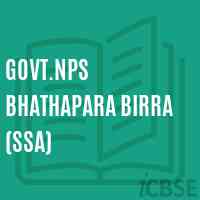 Govt.Nps Bhathapara Birra (Ssa) Primary School Logo