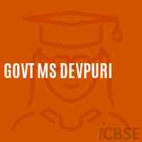 Govt Ms Devpuri Middle School Logo