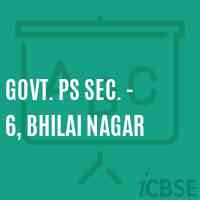 Govt. Ps Sec. - 6, Bhilai Nagar Primary School Logo