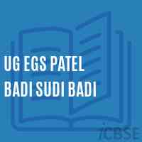 Ug Egs Patel Badi Sudi Badi Primary School Logo