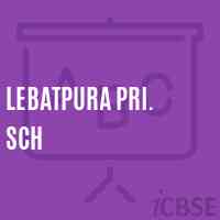 Lebatpura Pri. Sch Primary School Logo