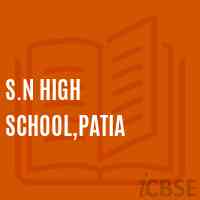 S.N High School,Patia Logo