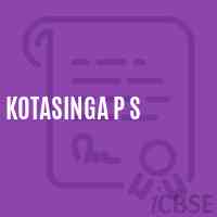 Kotasinga P S Primary School Logo