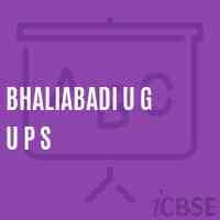 Bhaliabadi U G U P S Middle School Logo