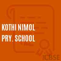 Kothi Nimol Pry. School Logo