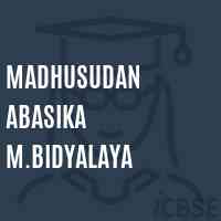 Madhusudan Abasika M.Bidyalaya School Logo