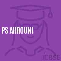 Ps Ahrouni Primary School Logo