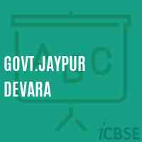 Govt.Jaypur Devara Primary School Logo